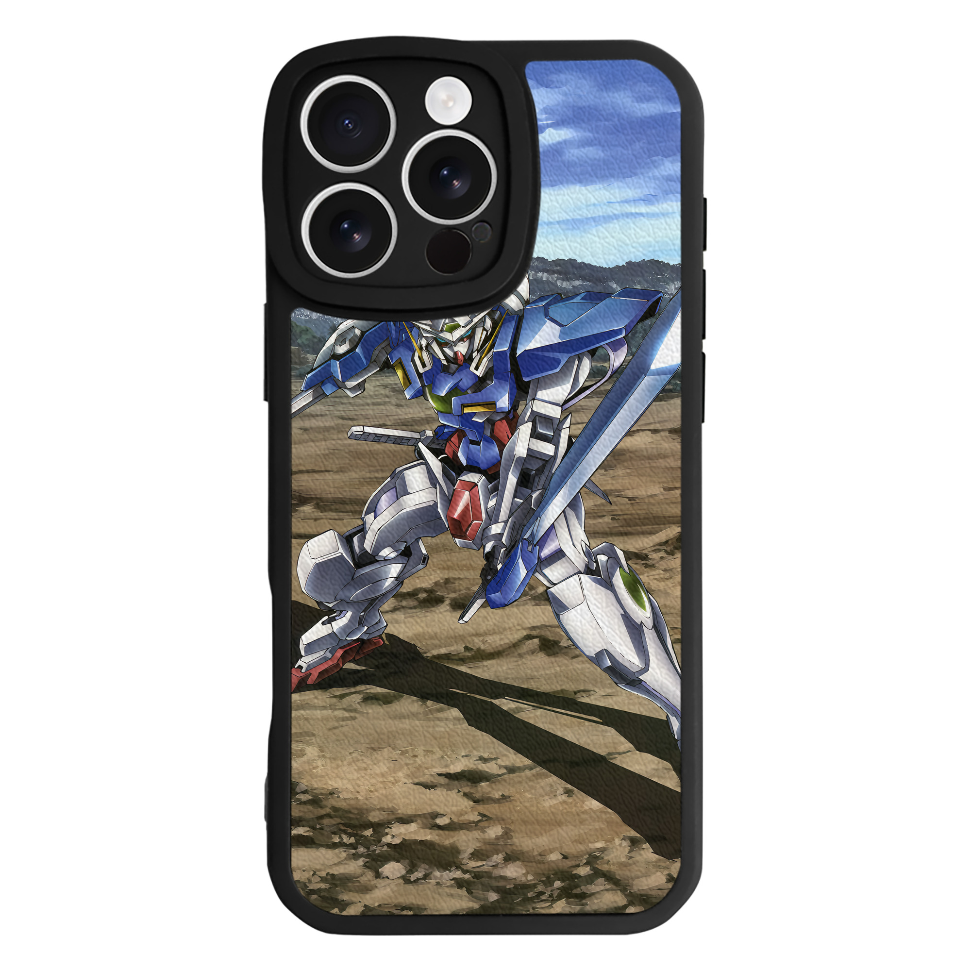 （画像用） 機動戦士ガンダム Mobile Suit Gundam 【iPhone 16シリーズ対応】シリコンスマホケース（レザー調） 材質：シリコン